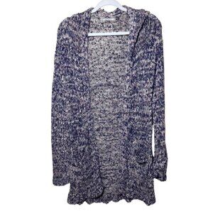 Rubbish Cardigan Knitted long sleeve Blue Size L